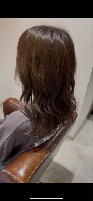 セミロング 増田 夏季のヘアスタイル