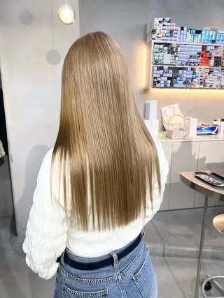 ロング カラー 前橋 姫奈のヘアスタイル