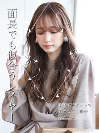 ロング 【1日2名様限定】 AFLOAT白川雄副のヘアスタイル