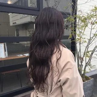 ロング maco 艶感ハイトーン🦋のヘアスタイル