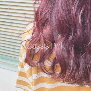 セミロング カラー 𓅰なかがわ ふみな𓅯のヘアスタイル
