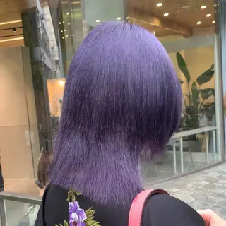 ミディアム カラー れい🫧 ハイトーン特化のヘアスタイル