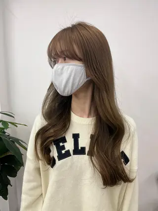 ロング カラー パーマ ヘアアレンジ メンズ キッズ ネイル マツエク・マツパ アイブロウ 渋谷レイヤーカット❌ 縮毛矯正専門/武田涼のヘアスタイル