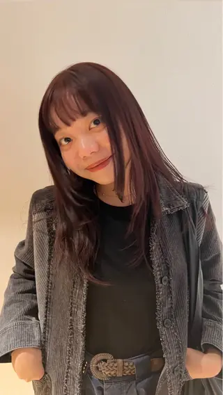 カラー 白石 恵美のヘアスタイル