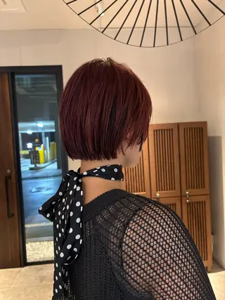 ショート カラー 竹下 浩一のヘアスタイル