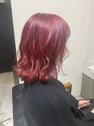 ミディアム カラー jill by gisel＿のヘアスタイル