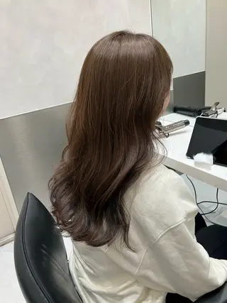 ロング カラー 💖ブリーチなし透明 感💖ASAHIのヘアスタイル