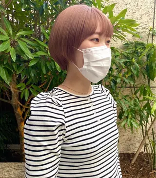 ショート カラー ハイトーン/デザイン hirokiのヘアスタイル