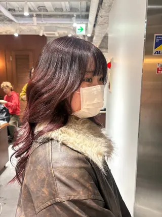 セミロング カラー ヘアアレンジ ✨️透明感カラー✨️ kaiseiのヘアスタイル
