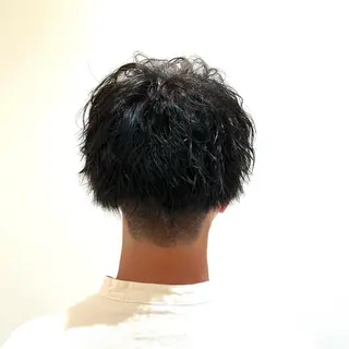 パーマ メンズ 韓国風🌷✨ 守屋紗希のヘアスタイル