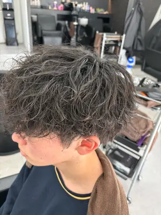 パーマ 大森 廉のヘアスタイル