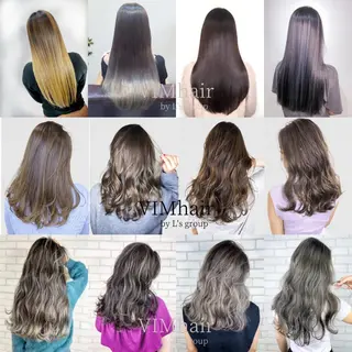 ロング カラー ヘアアレンジ VIM hairおもろまち店のヘアスタイル