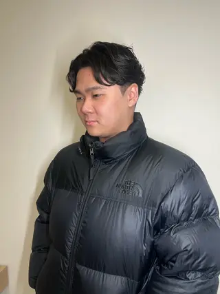 パーマ メンズ カット/パーマ/カラ ー清本耕介のヘアスタイル