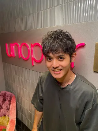 パーマ メンズ unopulir 景山　凌のヘアスタイル