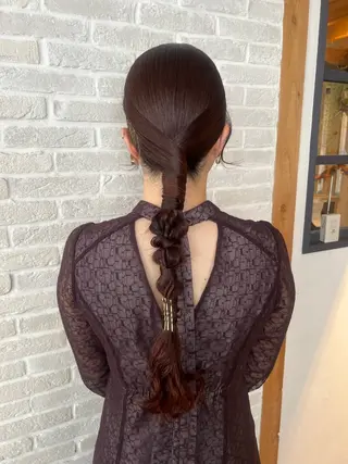 ロング ヘアアレンジ Topstylist YUKIのヘアスタイル