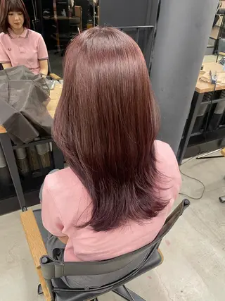 ミディアム 伊藤 莉奈　韓国ヘアのヘアスタイル