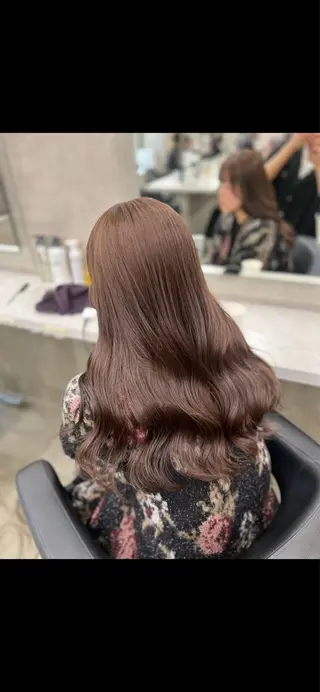 ロング カラー ヘアアレンジ 巻きラク♡レイヤー 🦢こころのヘアスタイル