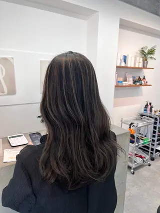 セミロング カラー hair salon SILLO.のヘアスタイル