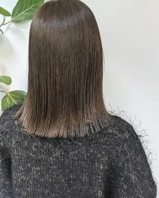 カラー ヘアアレンジ ミディアム 南堀江 möwen ( メーヴェ )所属・mowen RUIのヘアスタイル