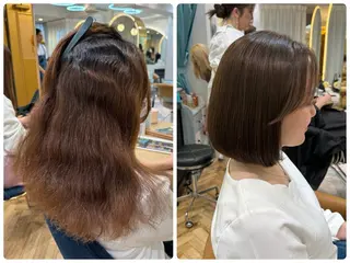 ショート 髪質改善/縮毛矯正/ ボブ/店長/水野拓也のヘアスタイル