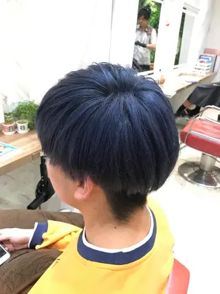 ショート カラー メンズ 小倉 聖也のヘアスタイル
