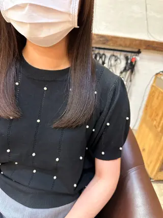 セミロング 木村 彩花のヘアスタイル