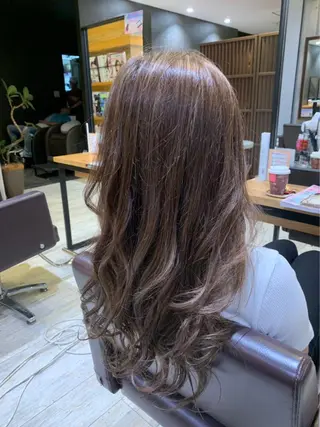 セミロング カラー パーマ ヘアアレンジ メンズ キッズ ネイル マツエク・マツパ EnBlesS西宮 マンツーマン神道有基のヘアスタイル