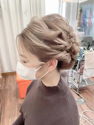 ロング ヘアアレンジ 池谷 久美子のヘアスタイル