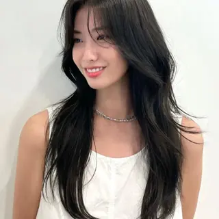 ロング 韓国特化🇰🇷 エクステのヘアスタイル
