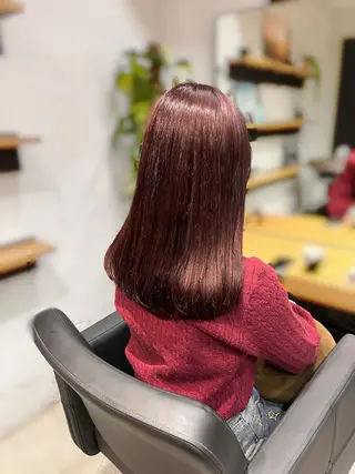 ミディアム 💖暖色系カラー💖 🦋HARU 🦋のヘアスタイル