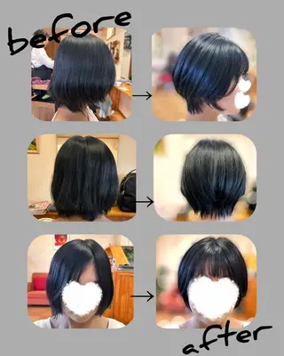ショート かぁちゃん 橋本のヘアスタイル