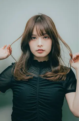 ミディアム ショート/ボブ ハイトーン❤️原航平のヘアスタイル