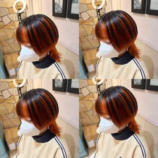 ショート カラー レイヤー×艶髪特化 マネージャー安藤光司のヘアスタイル