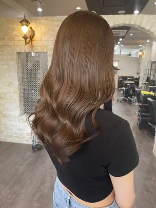 ロング カラー🫧アレンジ 🎀REIMIのヘアスタイル