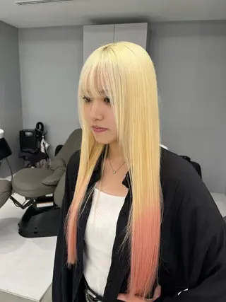 カラー ハイトーン職人 ♡中島凱人のヘアスタイル