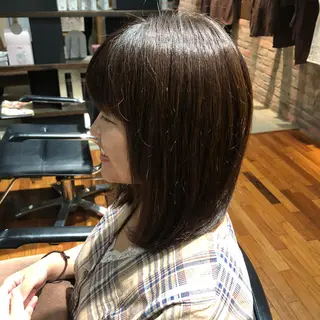 セミロング 似合わせ🩵悩んだら 💭KAE 🫟のヘアスタイル