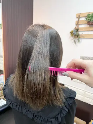 ミディアム カラー 🍒 SANA🍒のヘアスタイル