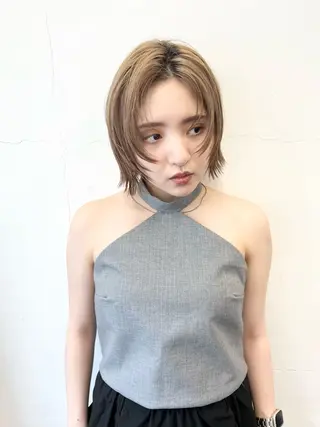 ミディアム カラー HARU//原宿🤍 リピート率NO.1のヘアスタイル