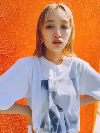 ミディアム quon KINO/ カラー/メンズカットのヘアスタイル