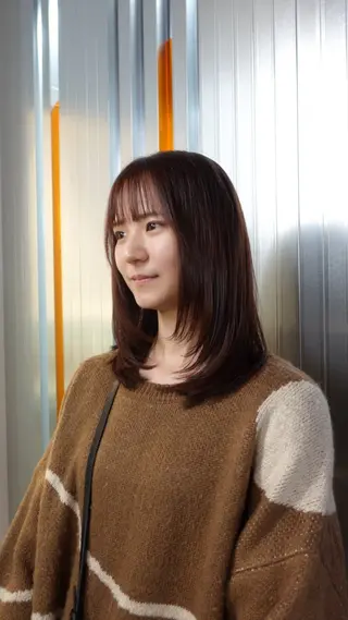 ミディアム Shiro RENのヘアスタイル