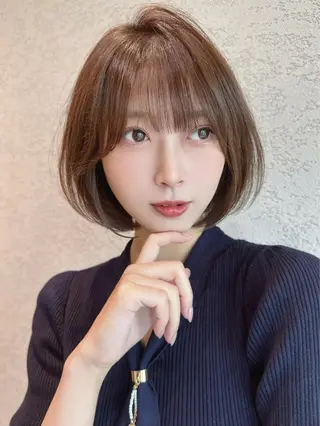 ショート カラー 縮毛矯正✨🫧 レイヤー川村利幸のヘアスタイル