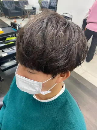 ショート カラー メンズ メンズパーマの達人 / タカシマダイスケのヘアスタイル