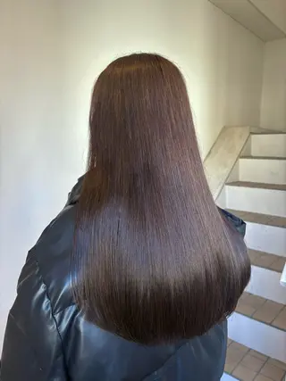 ロング カラー カットパーマモデル 募集中🧺アンジュのヘアスタイル