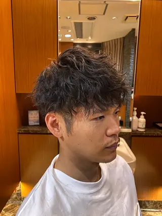 ショート 北川 竜也のヘアスタイル