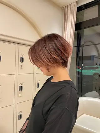 ショート 長谷 若奈のヘアスタイル
