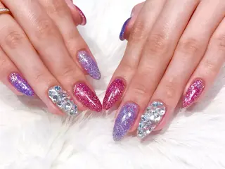 ネイル BLUE【ブルー】所属・NARUMI HYODOのネイルデザイン