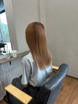 ロング カラー 鵜飼 真伍のヘアスタイル