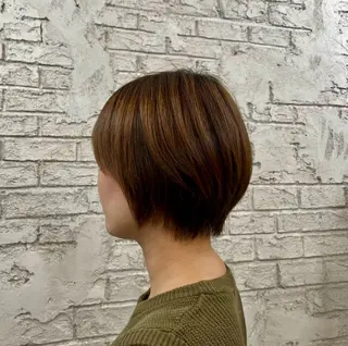 ショート 池袋メイク/艶カラー 🎀Rina🎀☁️のヘアスタイル
