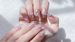 ロング チ まるこのネイルデザイン