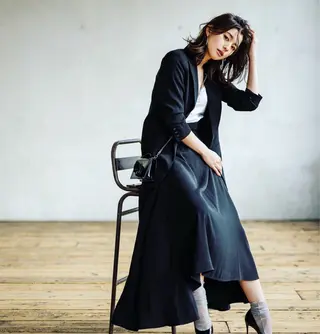 セミロング カラー 藤井 章太のヘアスタイル